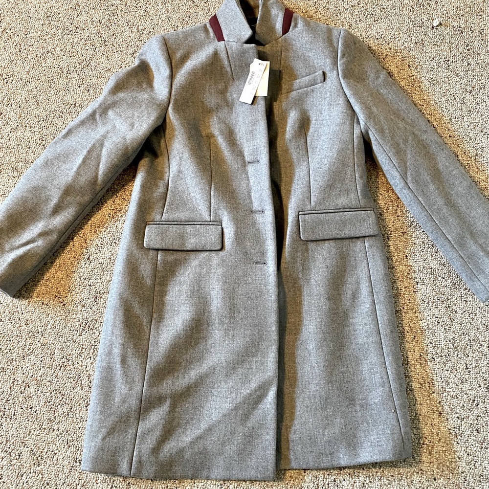 J Crew Wool Top Coat - NWT